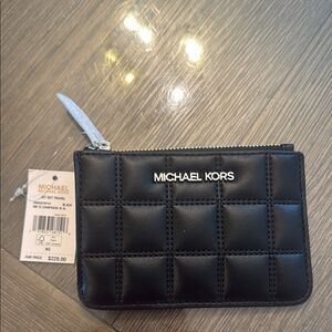 Michael Kors Black Quilted Wallet